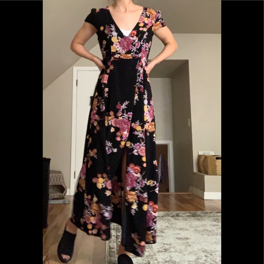 Floral maxi dress